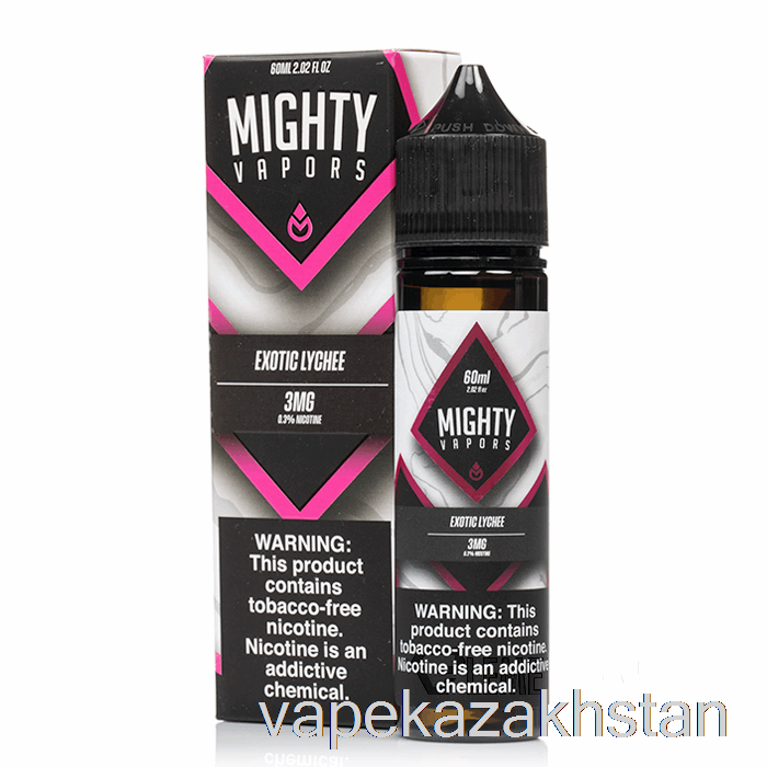 Vape Kazakhstan Exotic Lychee - Mighty Vapors - 60mL 3mg